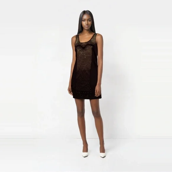 tadashi shoji black and white dress Pexa Waterfall Sash Gown